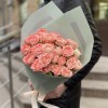 5 кустовых розово-персиковых пионовидных роз Фаир Флоу